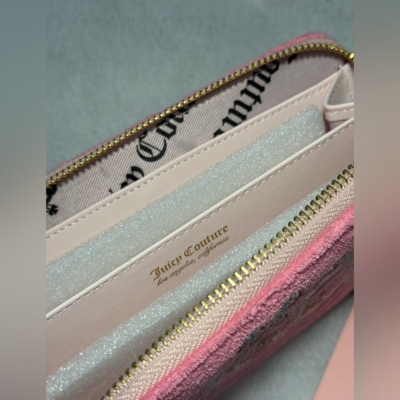 Juicy Couture Lovers Club Terry Long Zip Wallet